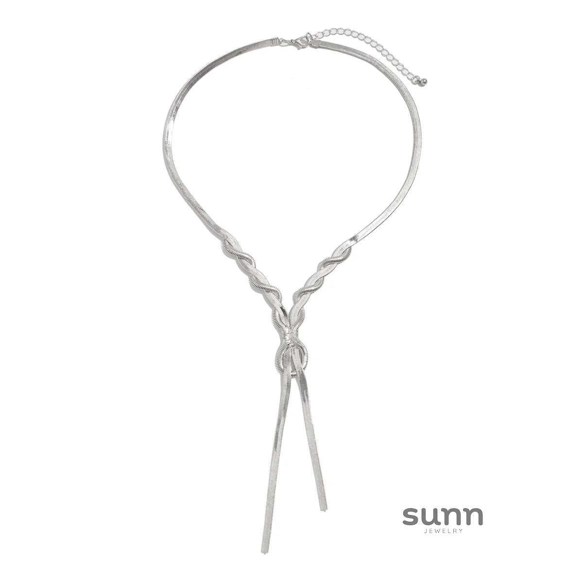 Luzmaria Herringbone Chain Necklace