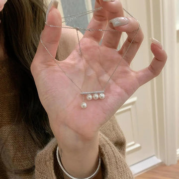 Lyana Pearl Bar Necklace