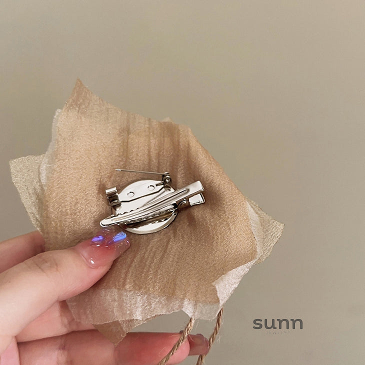 Lyanna Chinoiserie Floral Brooch [18PMEFOE]