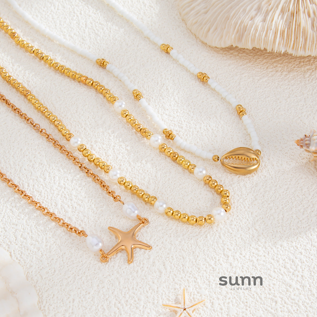 Lyla Coastal Charm Layered Necklace [NJJ9JVA8]