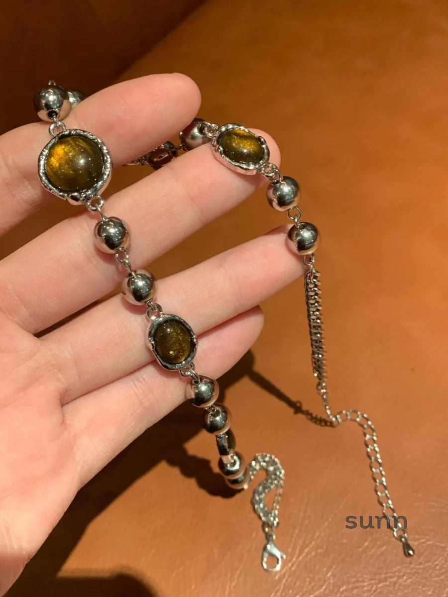 Lyndee Luminous Cat Eye Necklace