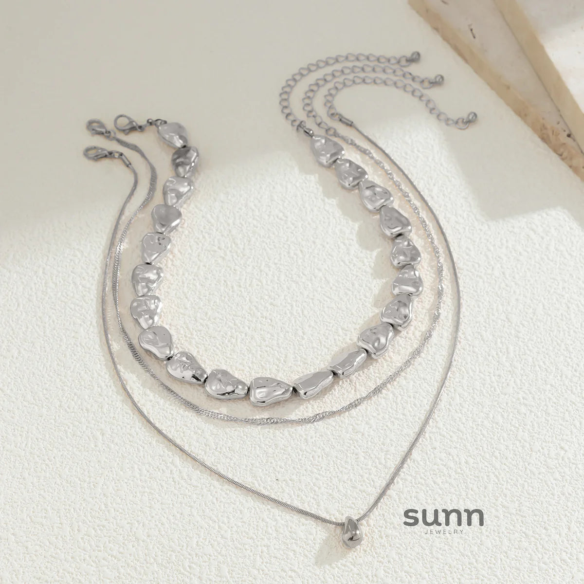 Lyndon Layered Chain Necklace Set