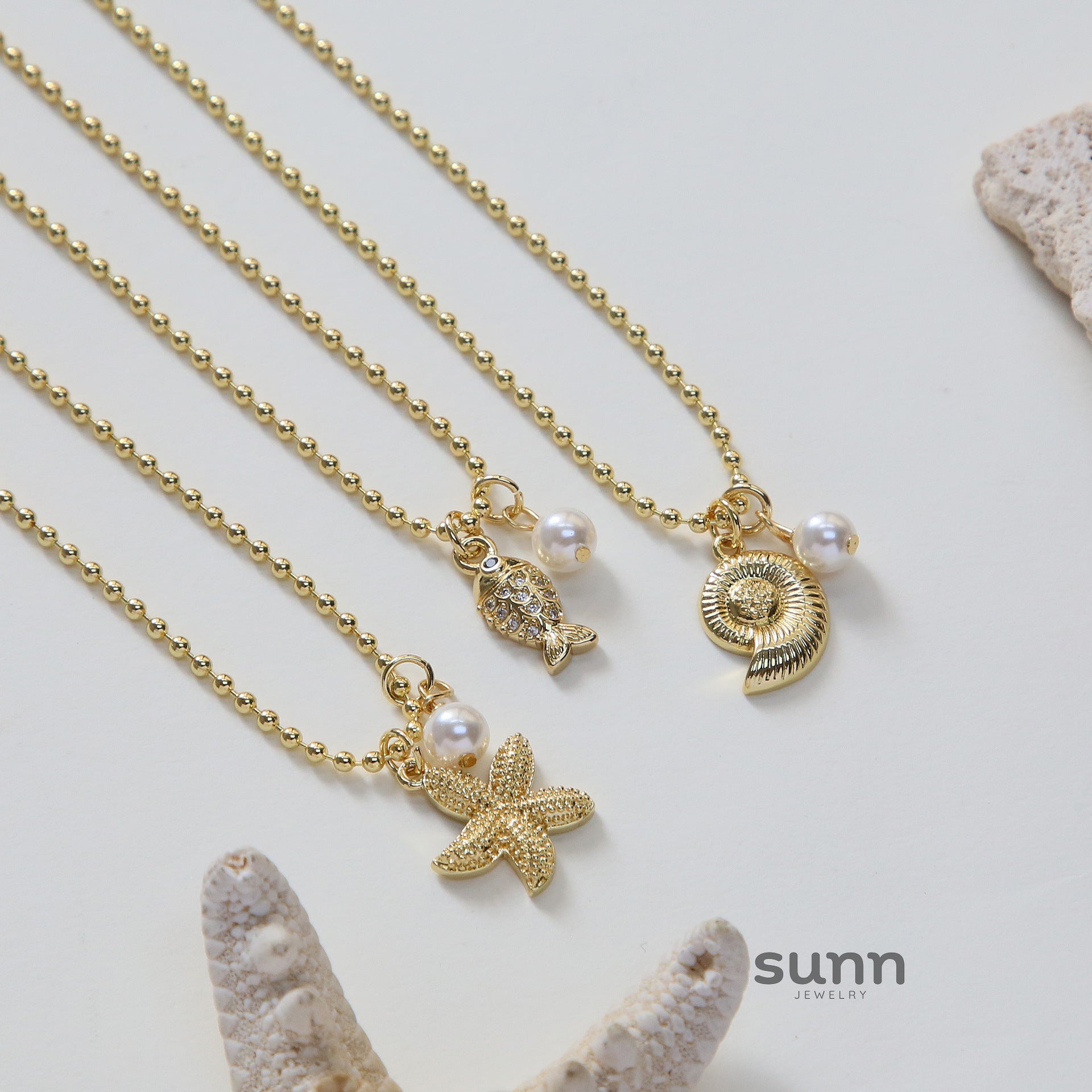 Lynley Ocean Charm Necklace [YKQAGTK7]