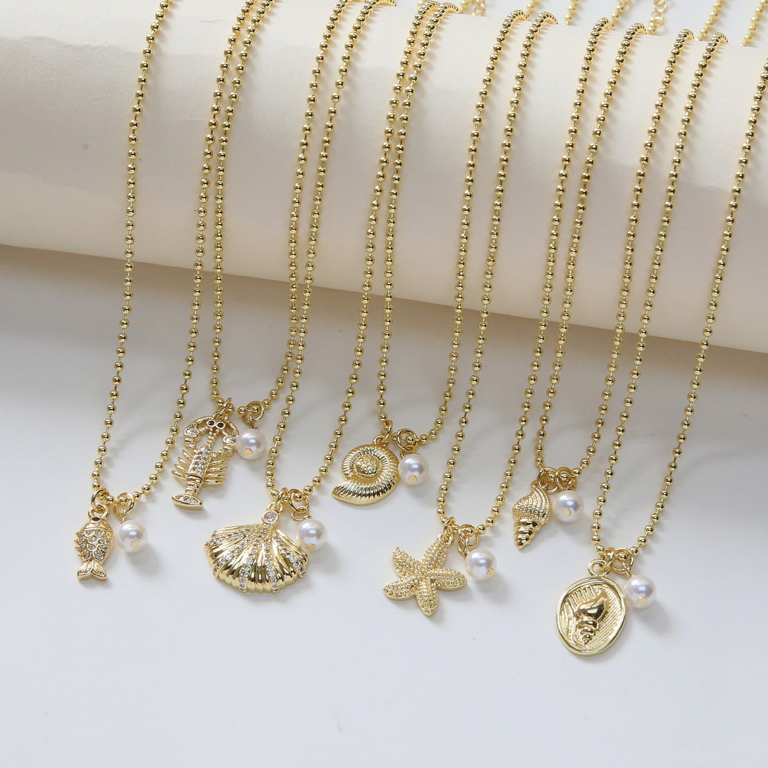 Lynley Ocean Charm Necklace [PV8APJS9]