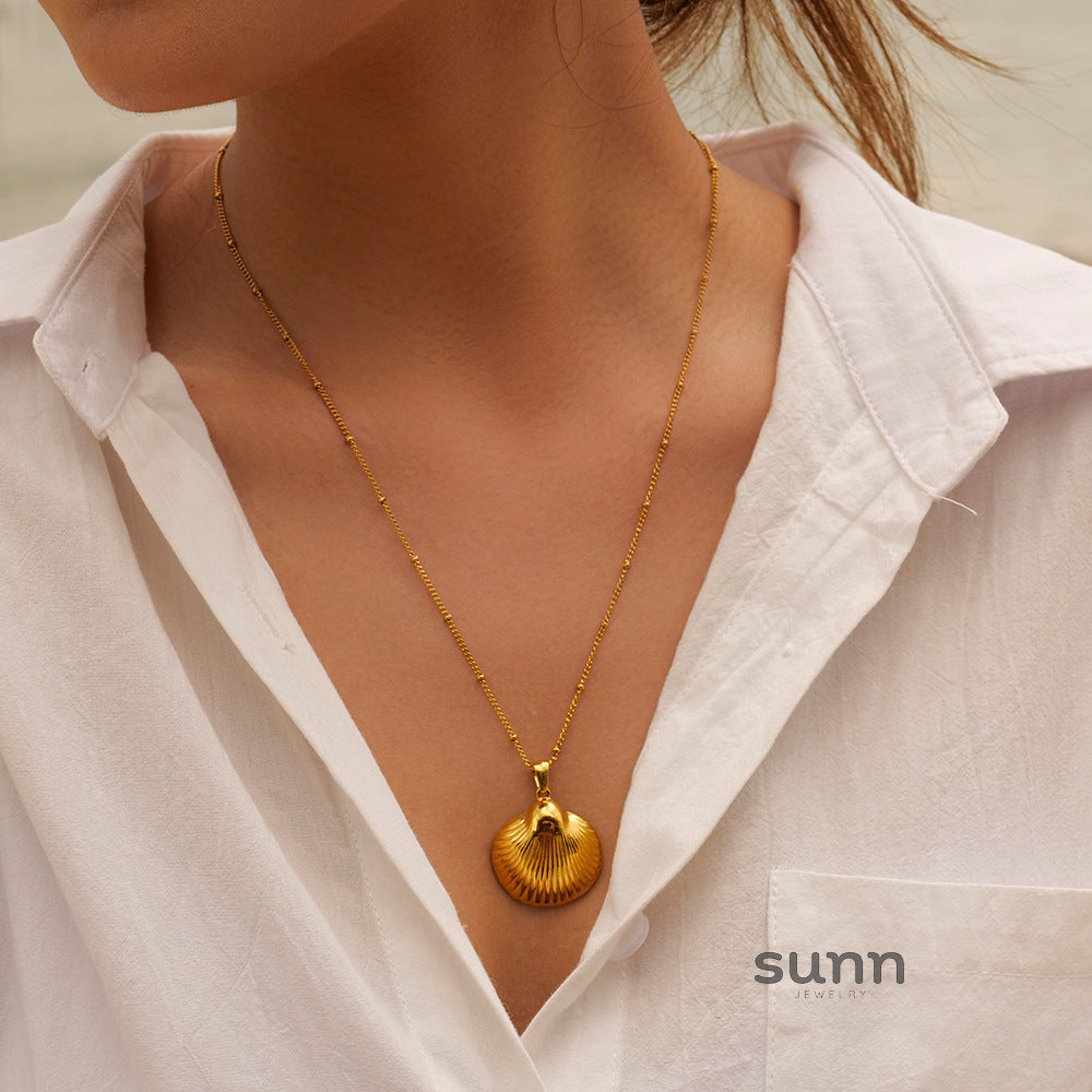 Lynn Layered Starfish Necklace [9EE46P75]