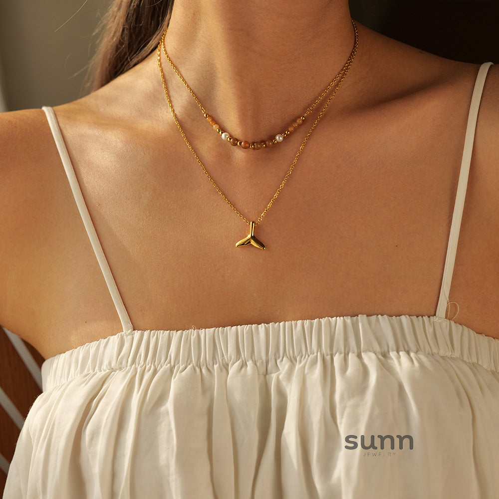 Lynn Layered Starfish Necklace [F4NONW0J]