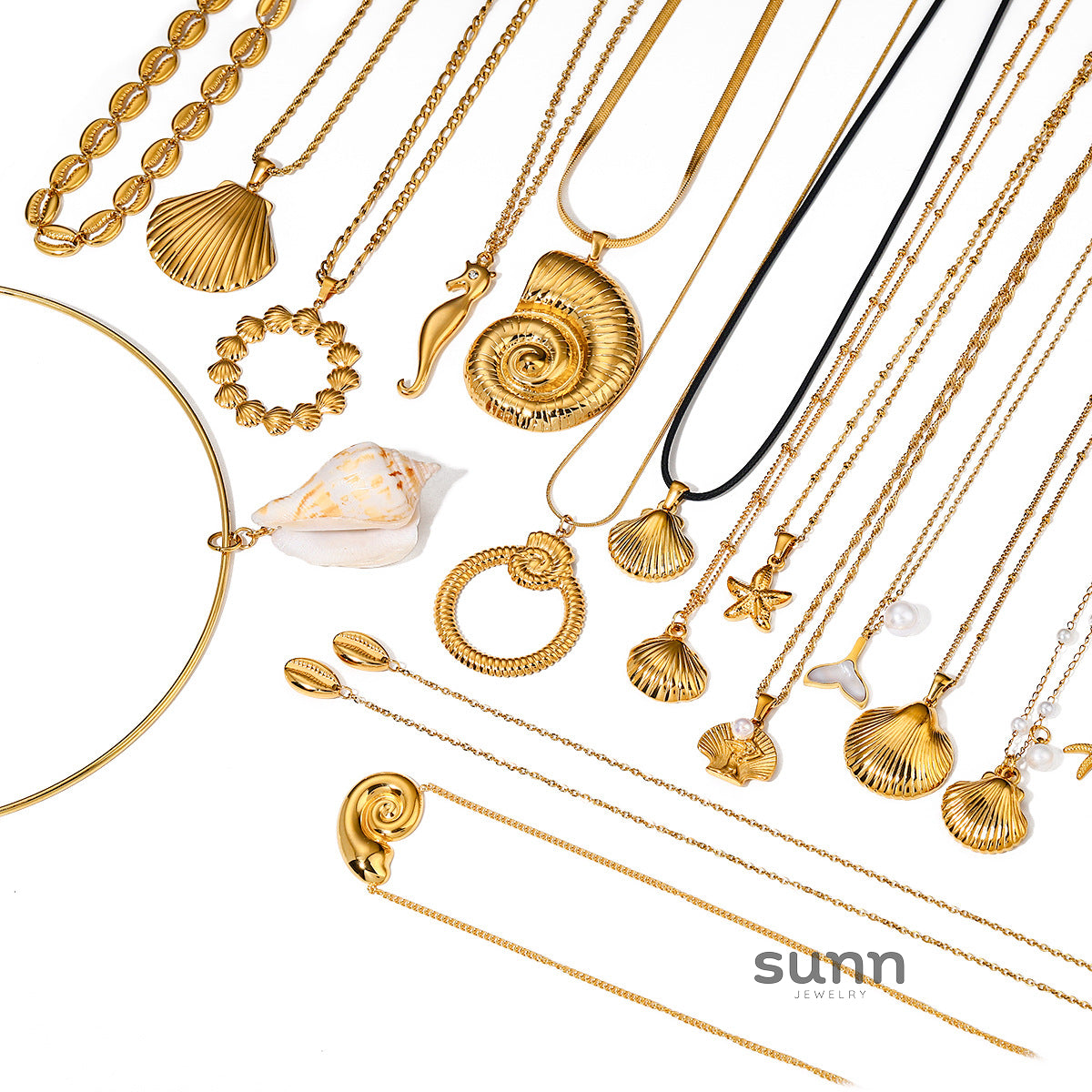 Lynn Layered Starfish Necklace [VGCSSRD8]