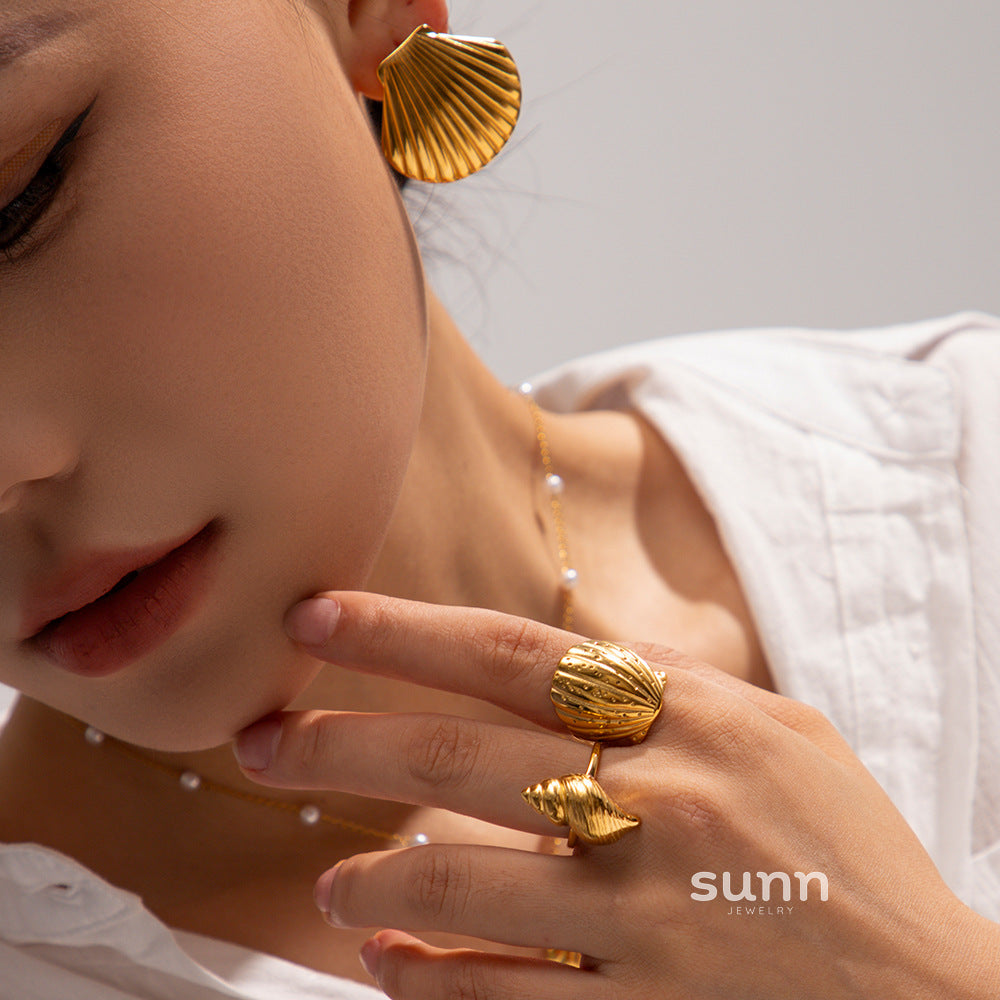 Lynn Layered Starfish Necklace [UJRTTHFQ]