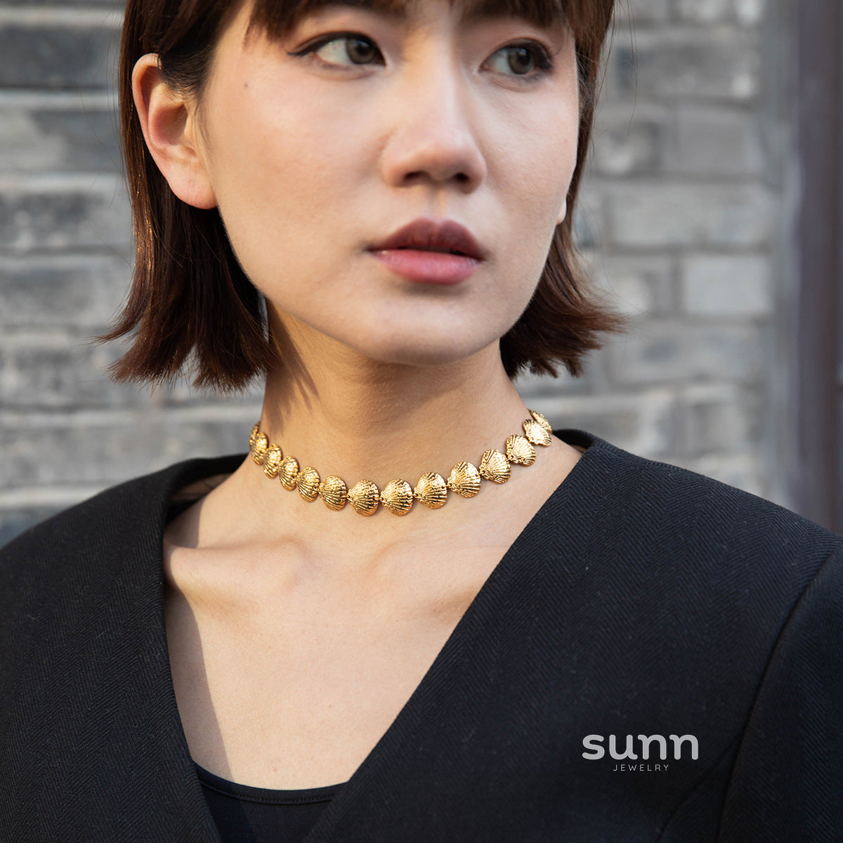 Lynn Layered Starfish Necklace [1NLNGK3Q]