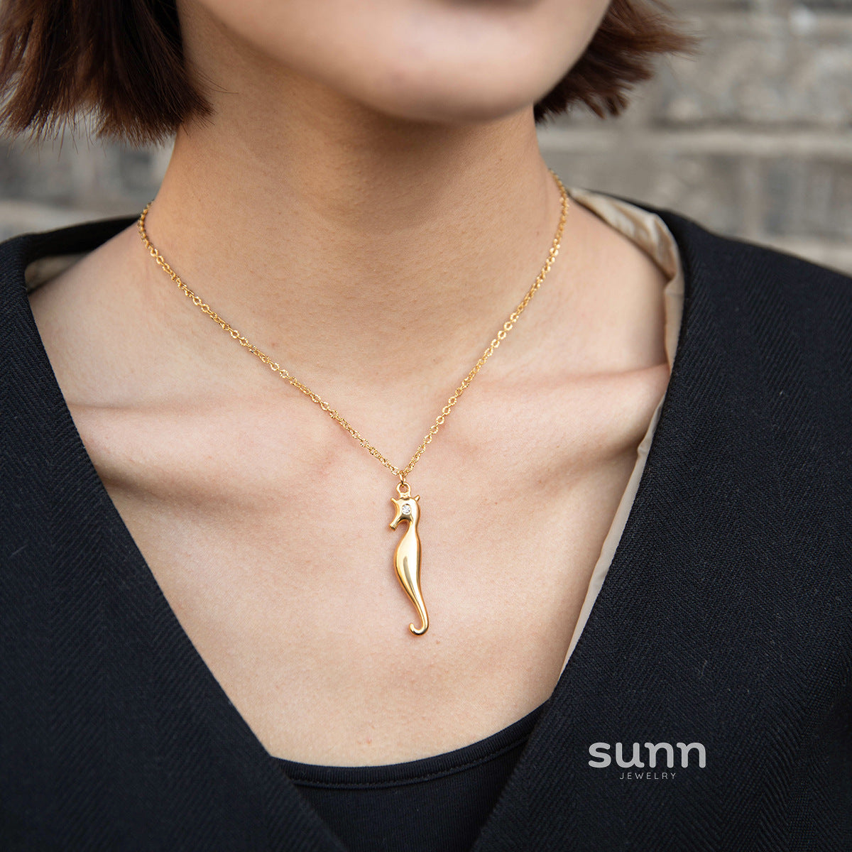 Lynn Layered Starfish Necklace [OK2SEEWJ]