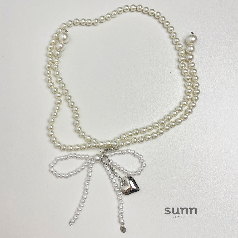 Lynnox Pearl Tassel Waist Chain [9L3R41A6]
