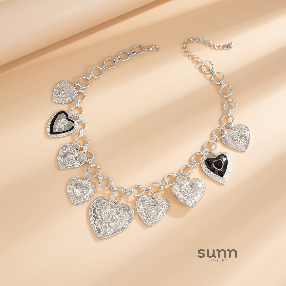 Lyrica Molten Heart Necklace [TY4L09KH]