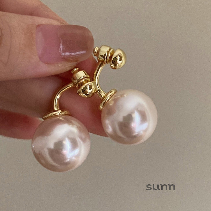 Lyrik Gold Pearl Drop Earrings [YNTL5YX8]
