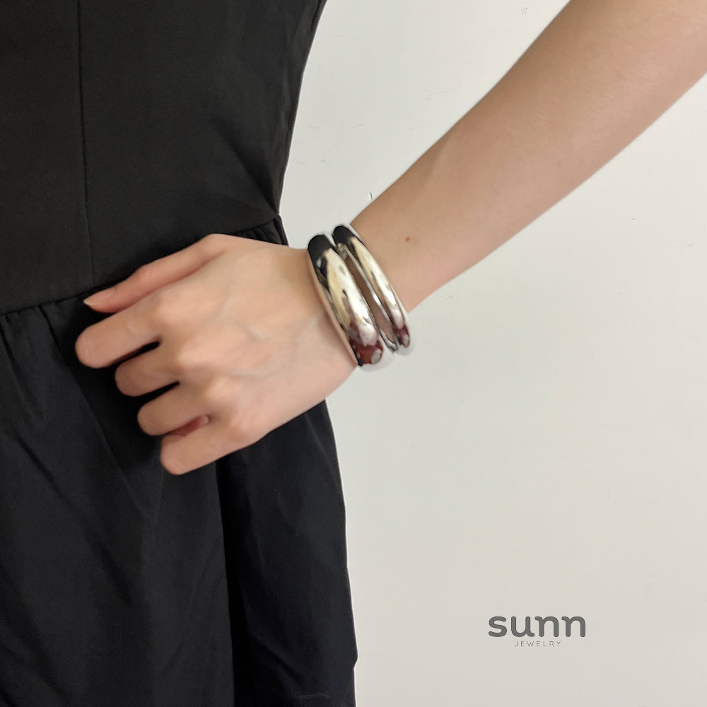 Mabel Sleek Layered Cuff [OPD3QOKR]