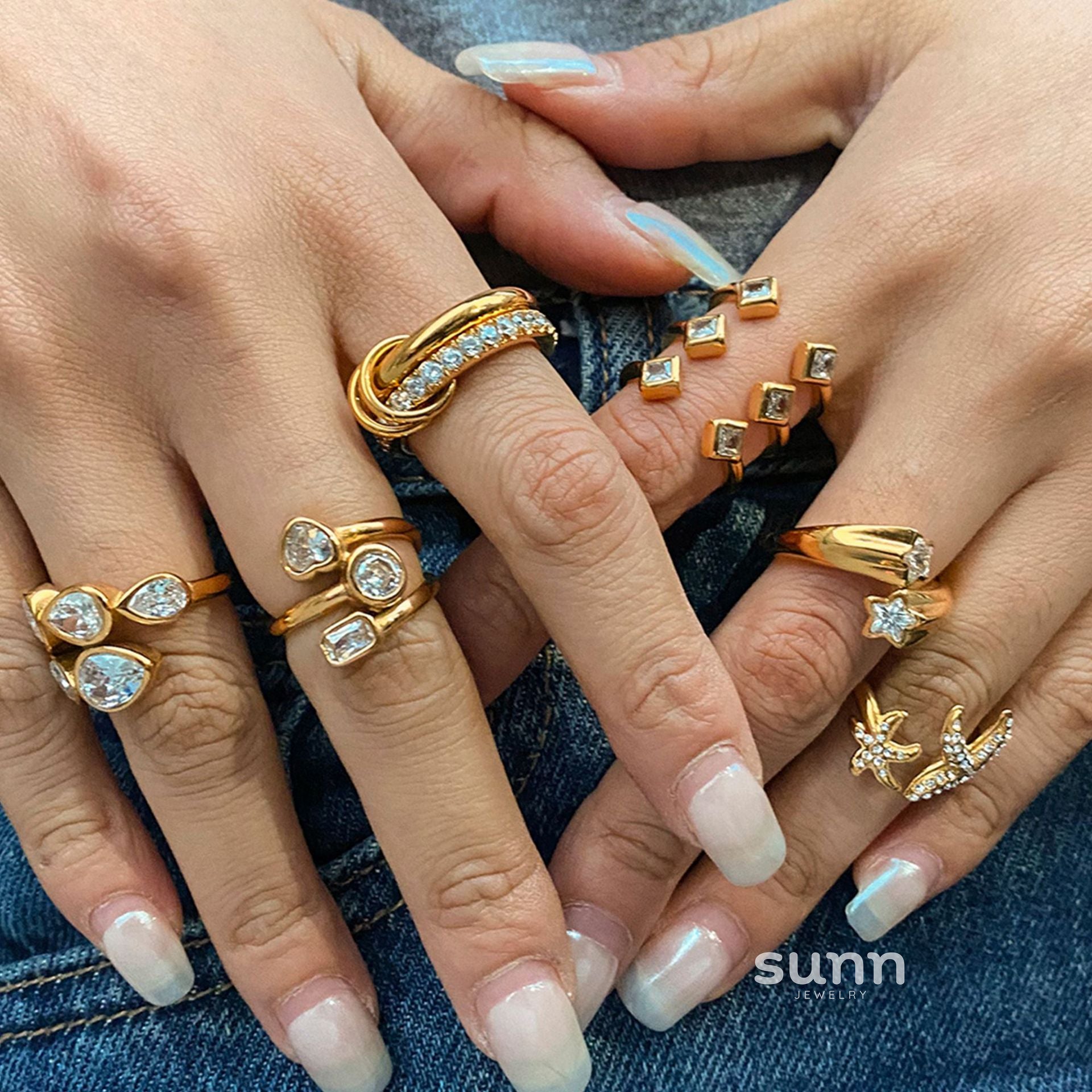 Mable Niche Zircon Rings [X8QVTBEM]