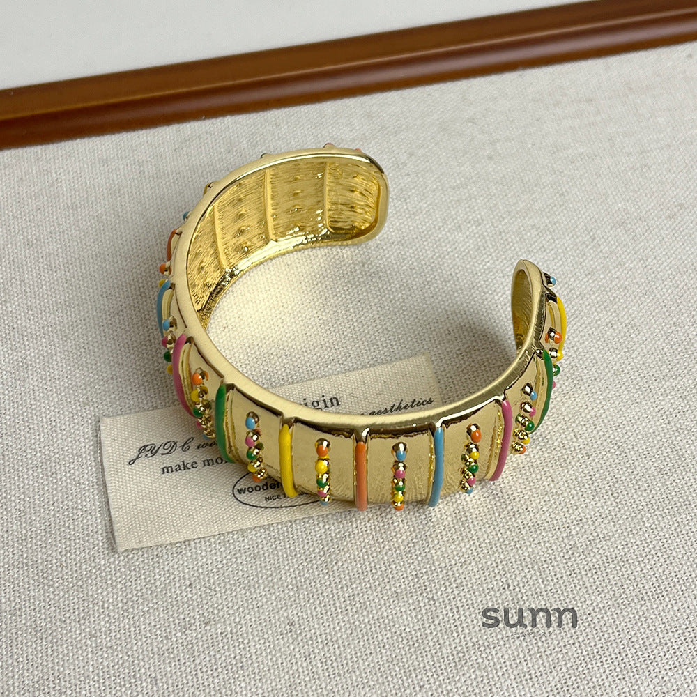 Mabry Enamel Cuff Bracelet [SY3R0VNT]