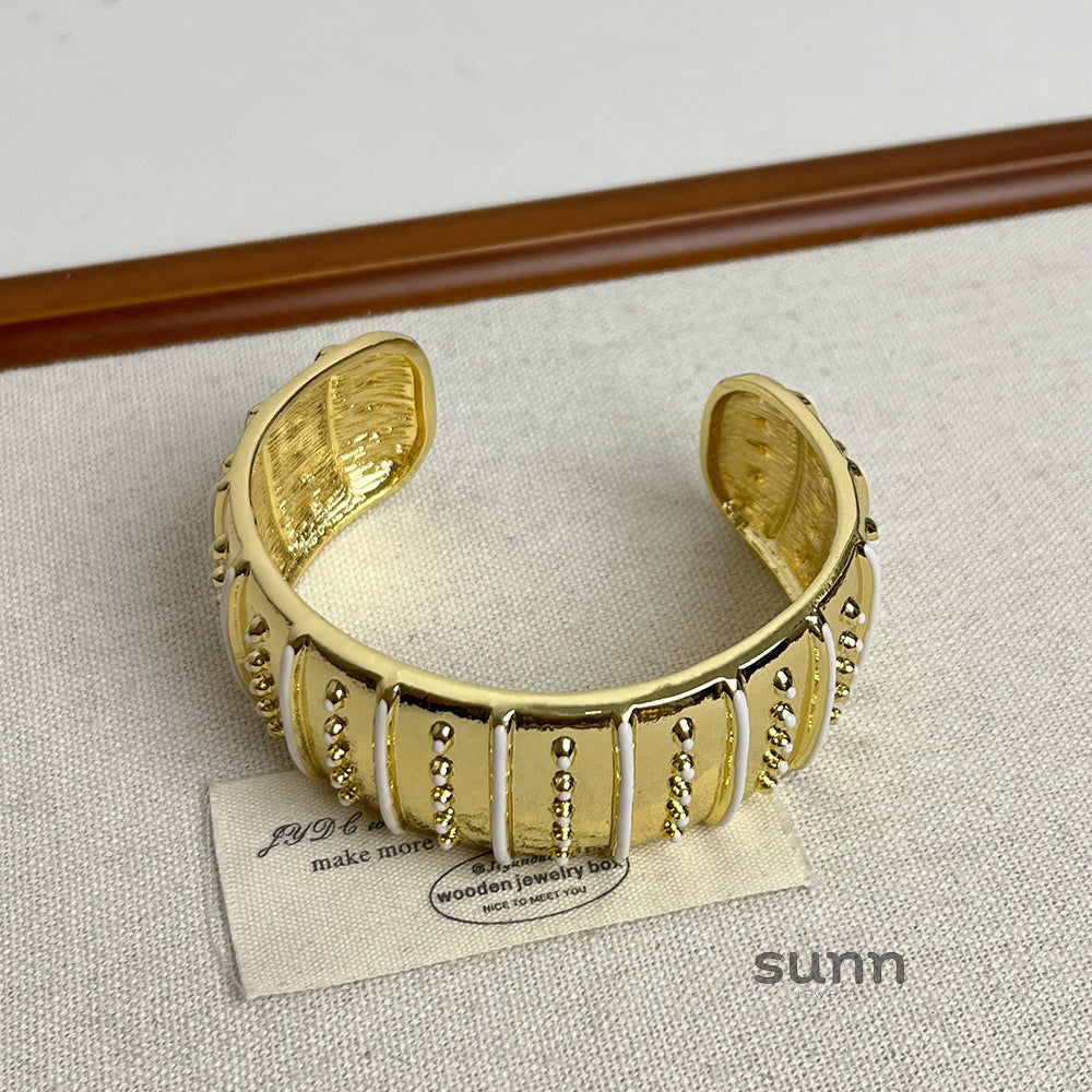 Mabry Enamel Cuff Bracelet [WYN6F14P]