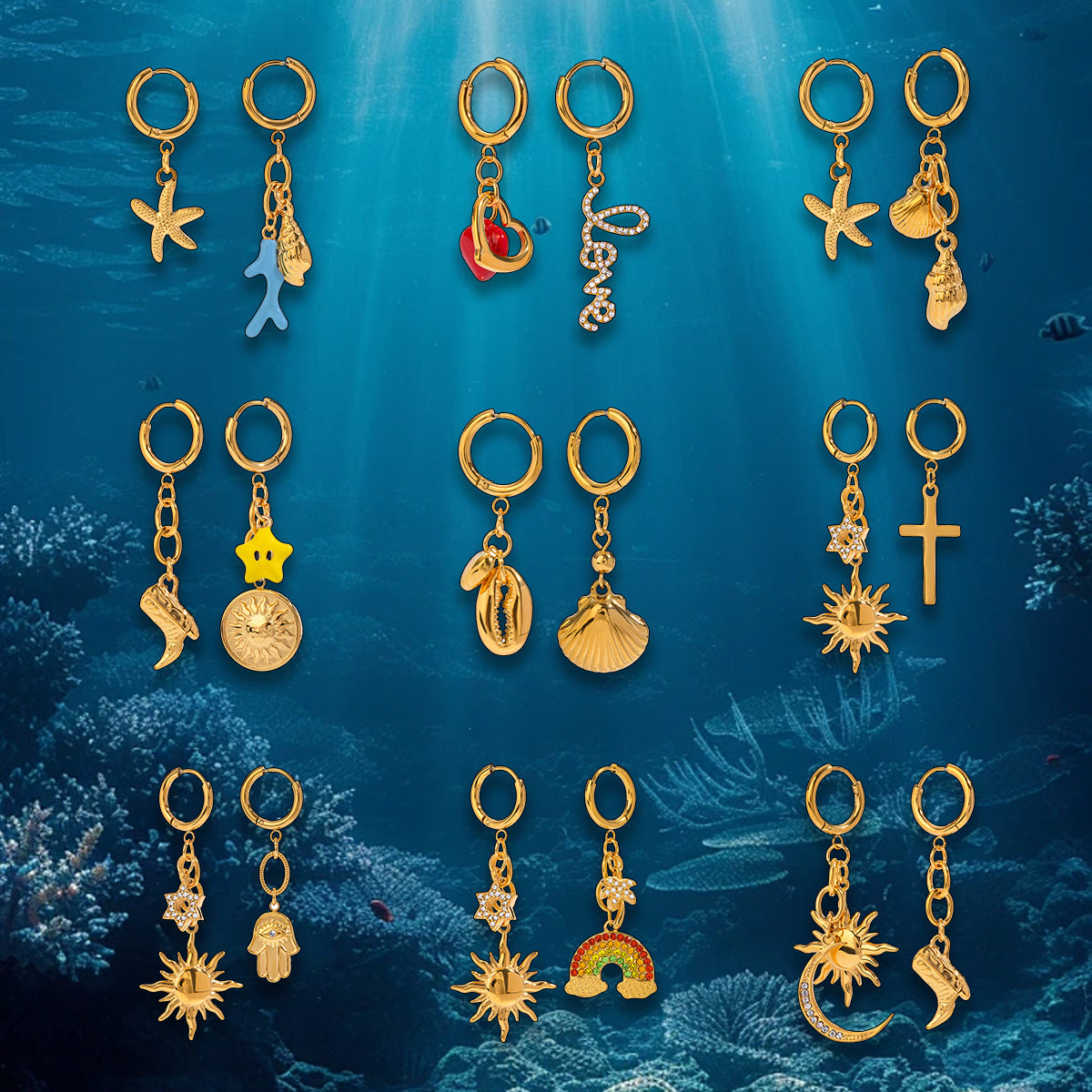 Macee Coastal Charm Earrings [0W22THDX]