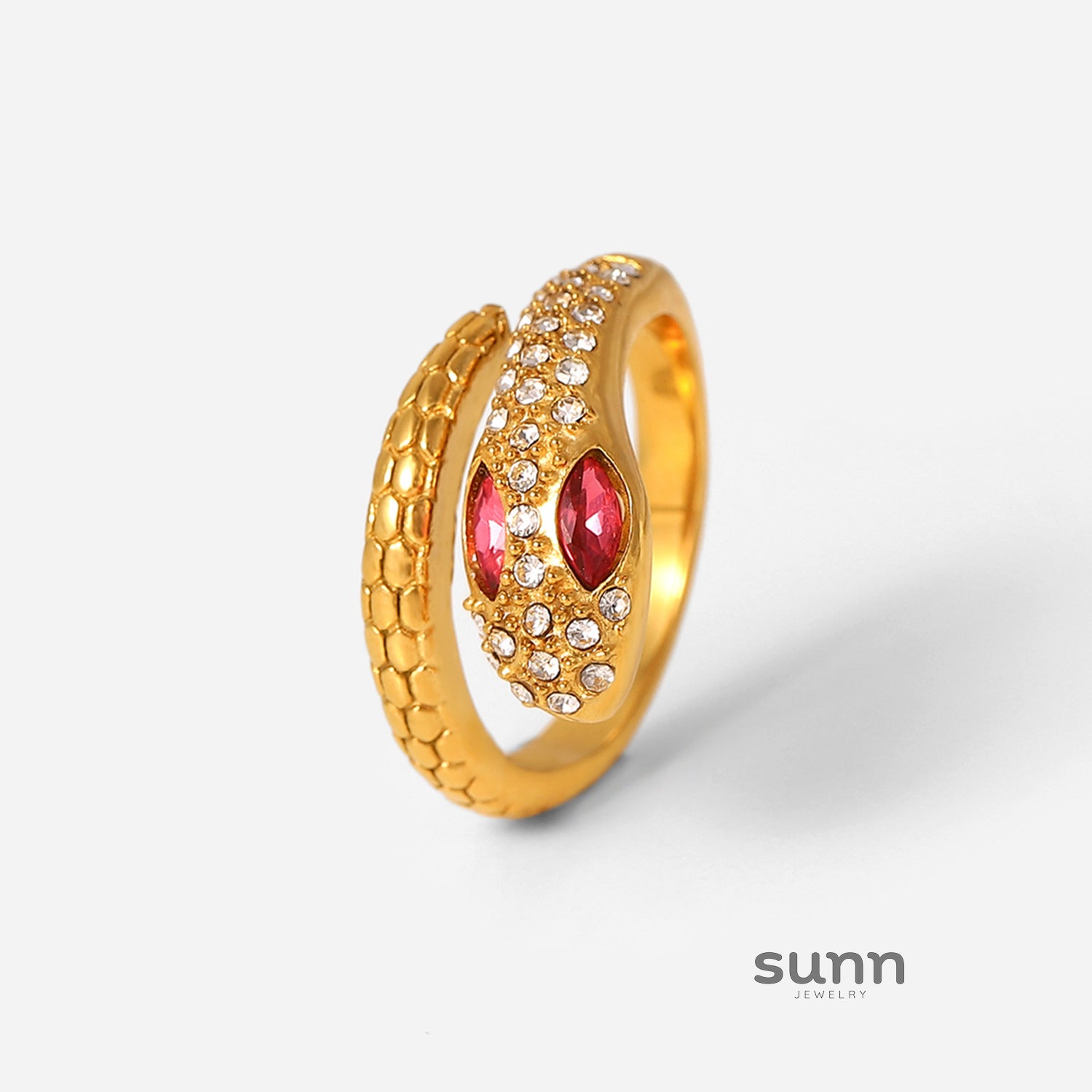 Macee Serpentine Zircon Ring [Y0XAP6XV]