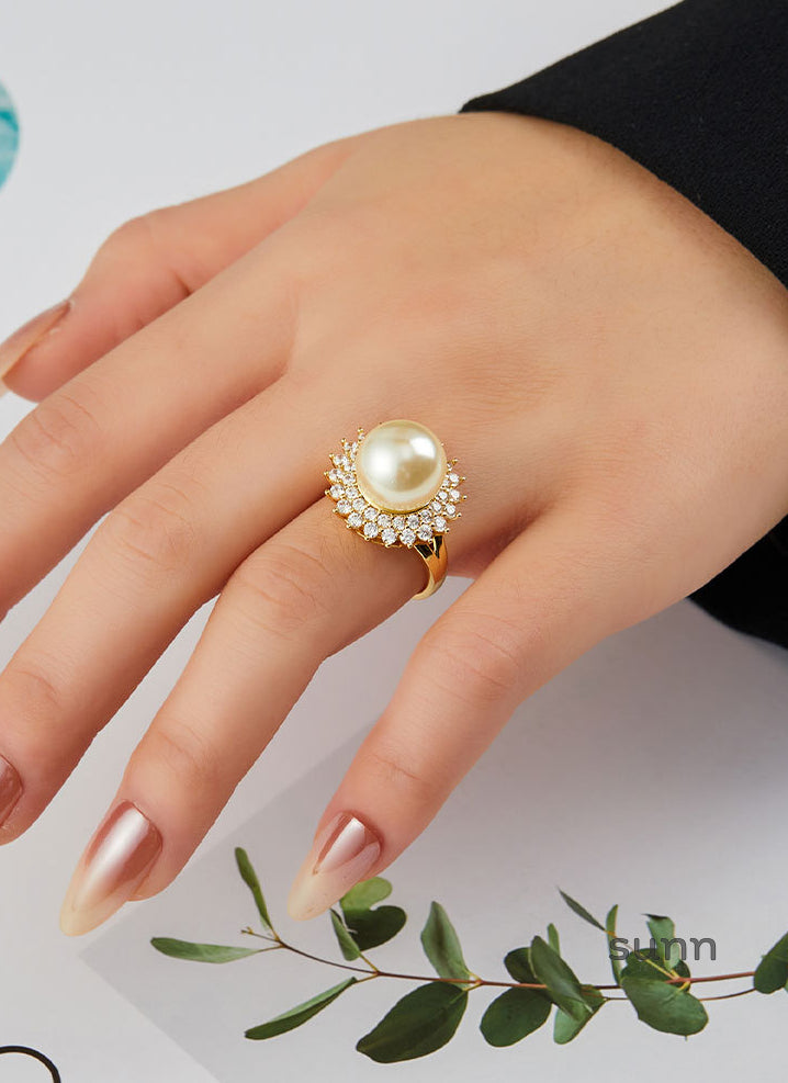 Maci Pearl Zircon Ring [6LVDTVQ4]