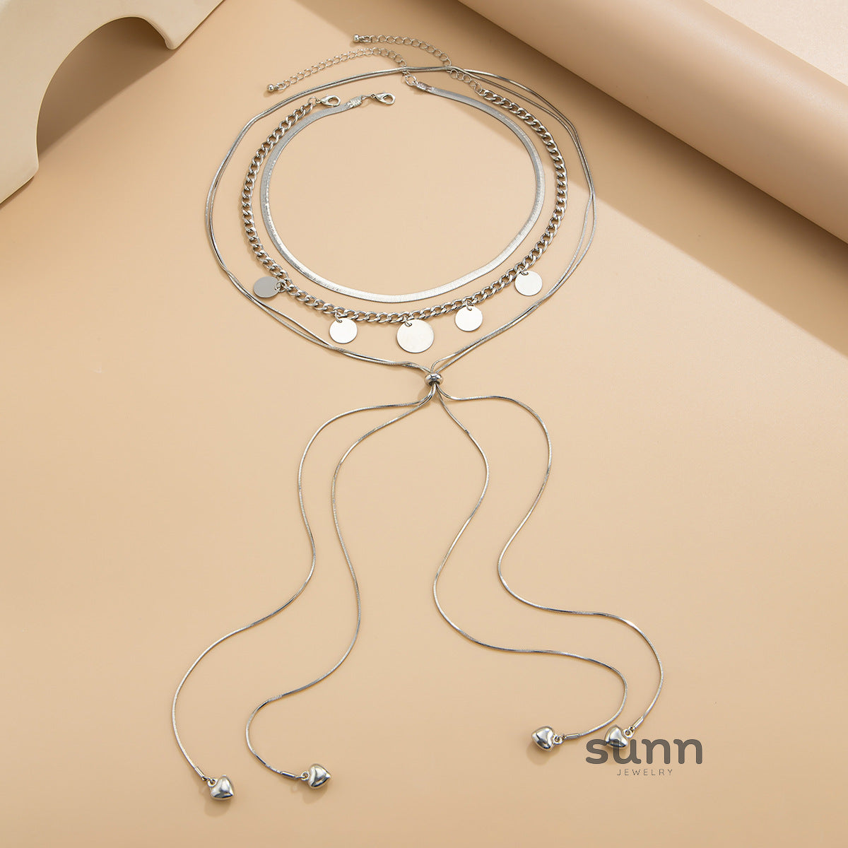 Mackayla Layered Shimmer Necklace [SEN60A6I]