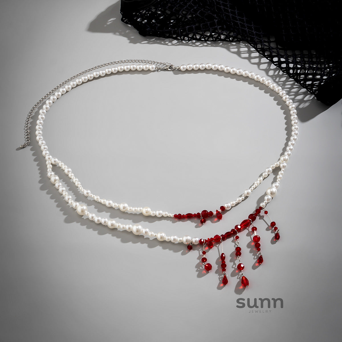 Mackenzie Gothic Pearl Waist Chain [V7S7W7O4]