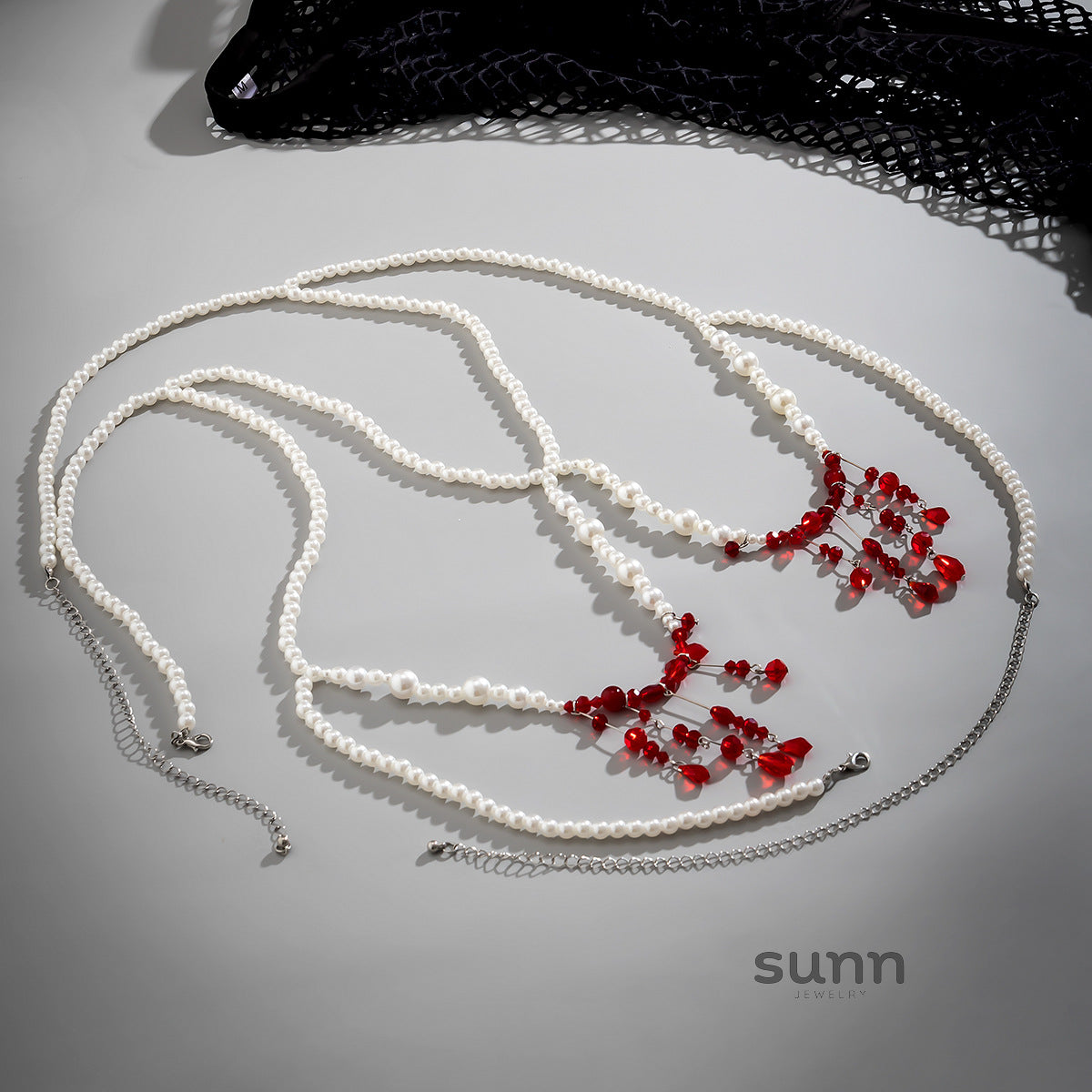 Mackenzie Gothic Pearl Waist Chain [JEAGBI4M]