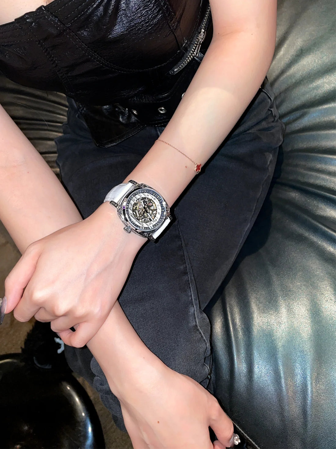 Macyn Luxe Skeleton Watch
