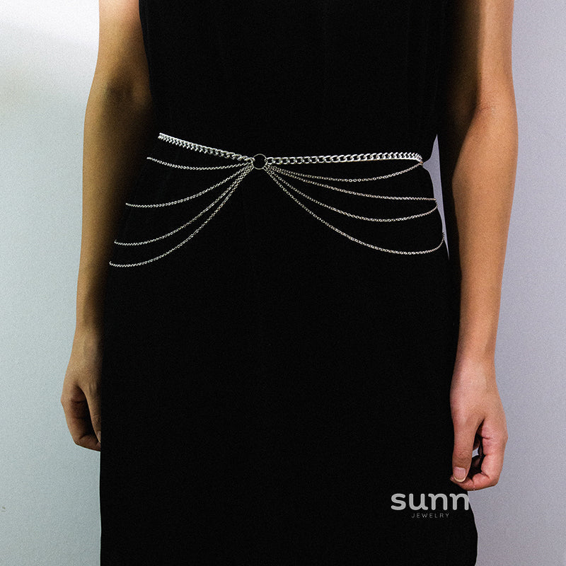 Maddalena Layered Tassel Chain