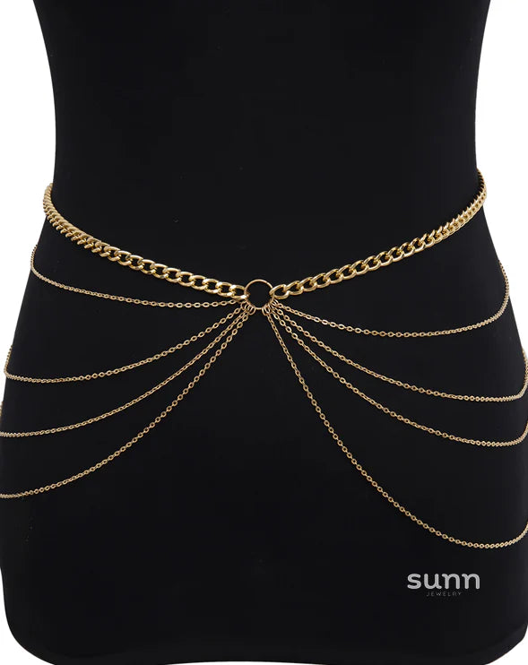 Maddalena Layered Tassel Chain