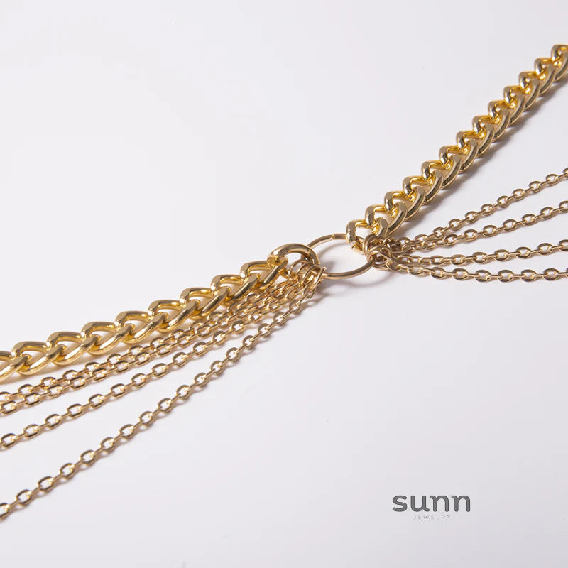 Maddalena Layered Tassel Chain