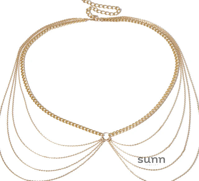 Maddalena Layered Tassel Chain