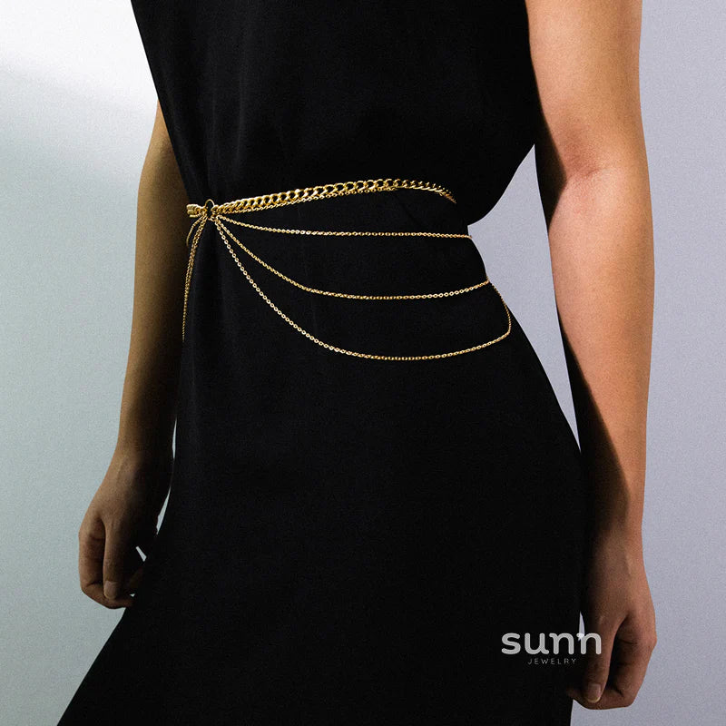 Maddalena Layered Tassel Chain
