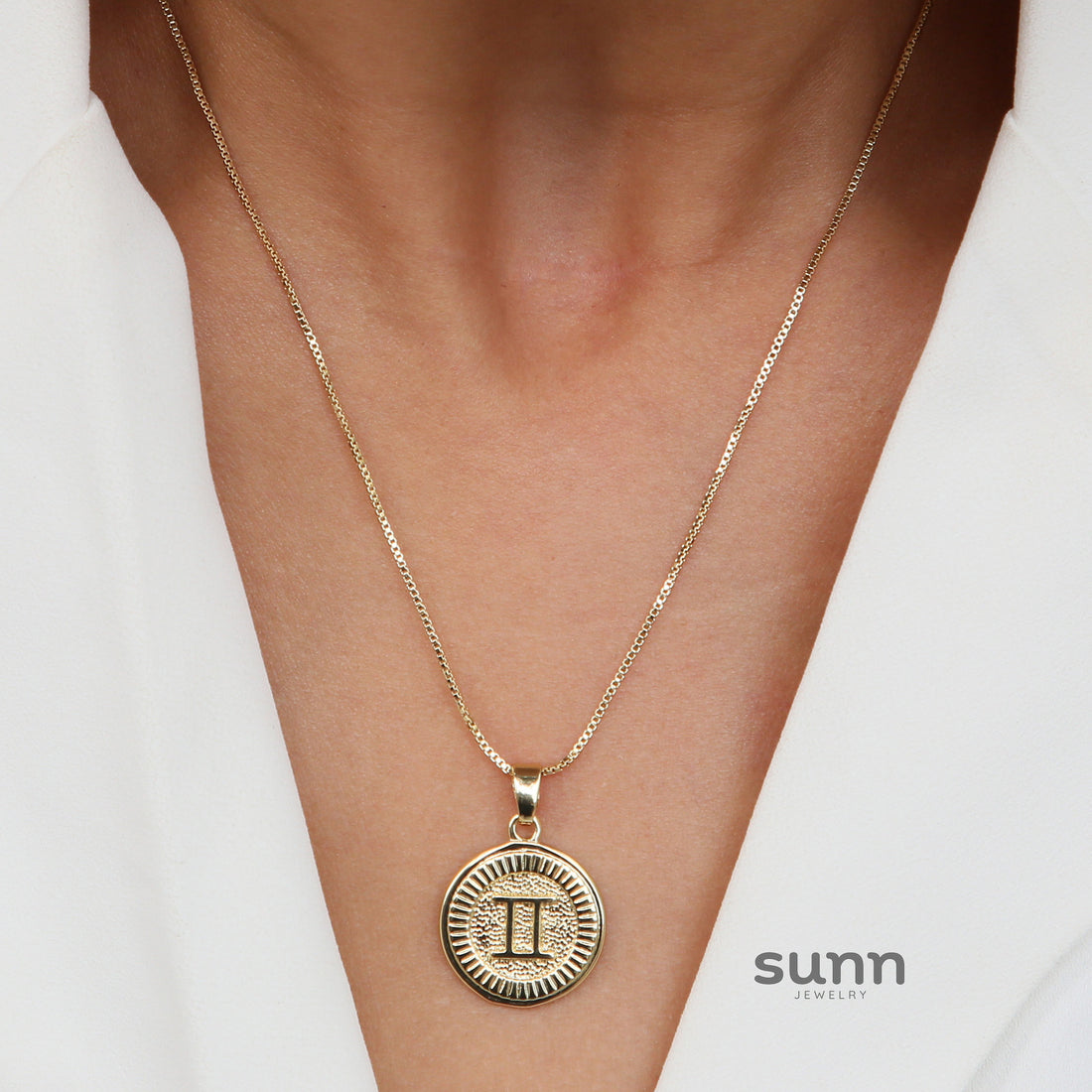 Maddelyn Zodiac Coin Necklace [BODWDUFK]