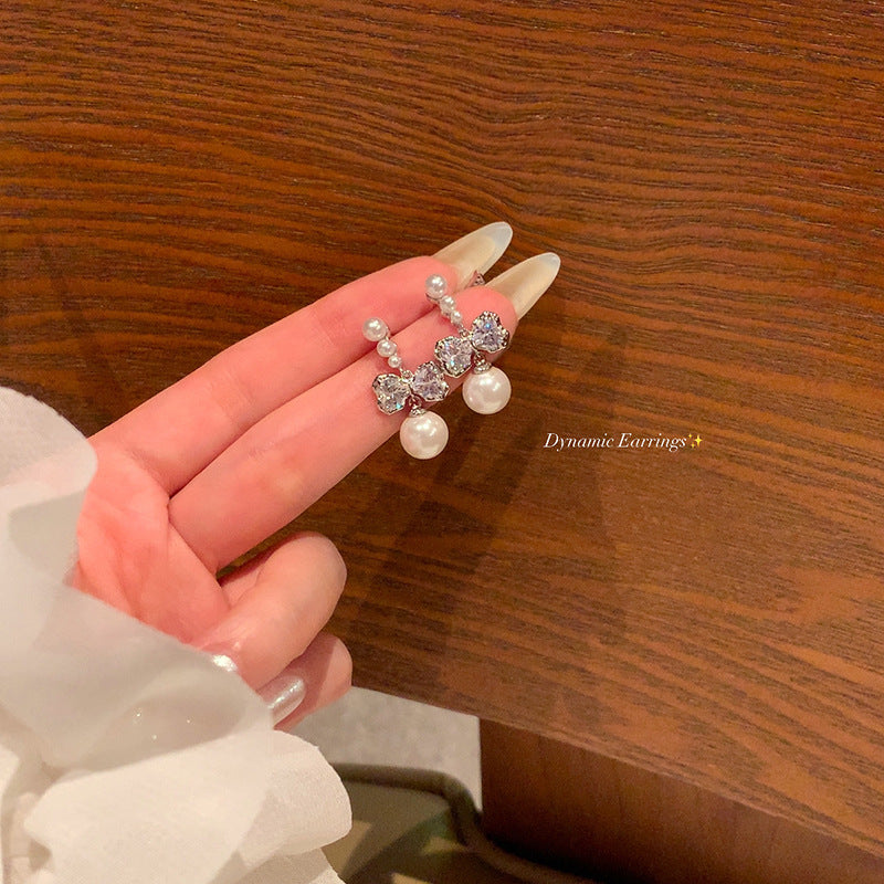 Maddison Bow Stud Earrings [YCZGRCHL]