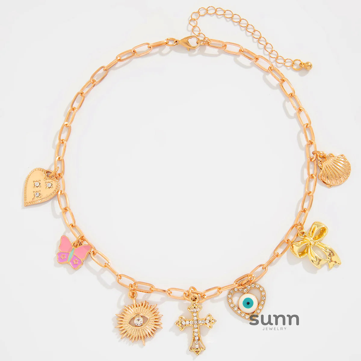 Madigan Charm Pendant Necklace