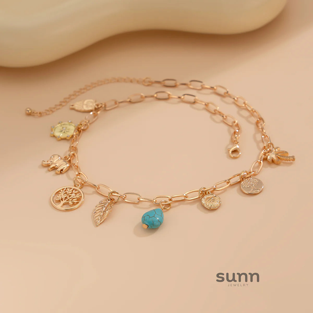 Madigan Charm Pendant Necklace