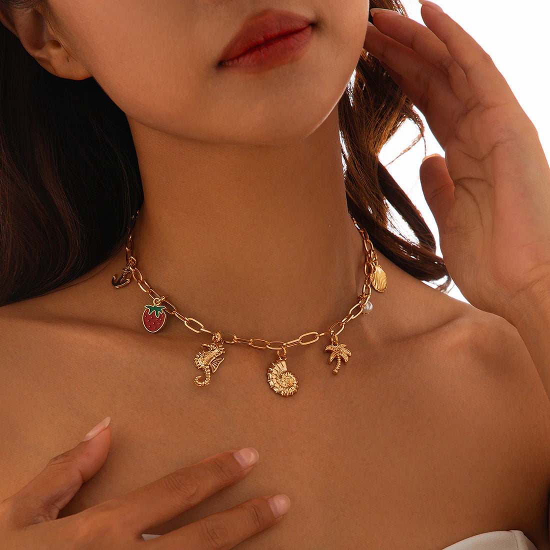 Madigan Charm Pendant Necklace