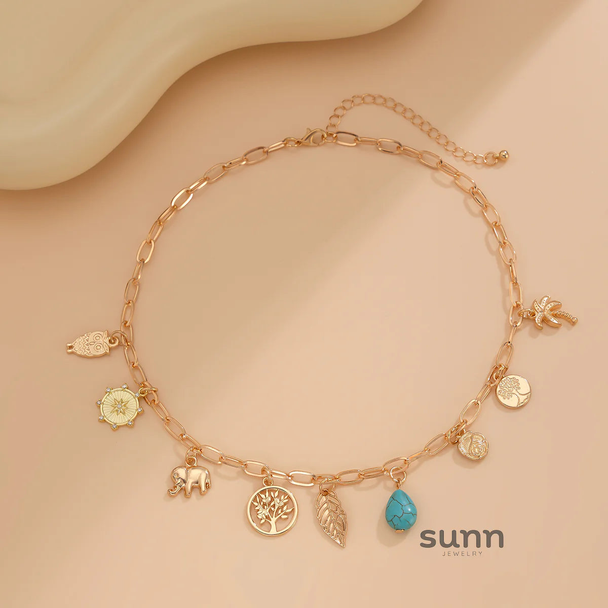 Madigan Charm Pendant Necklace