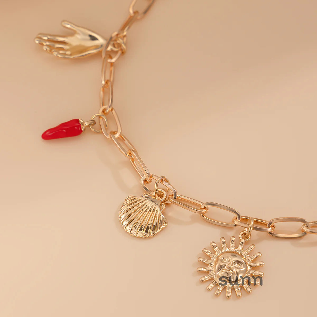 Madigan Charm Pendant Necklace
