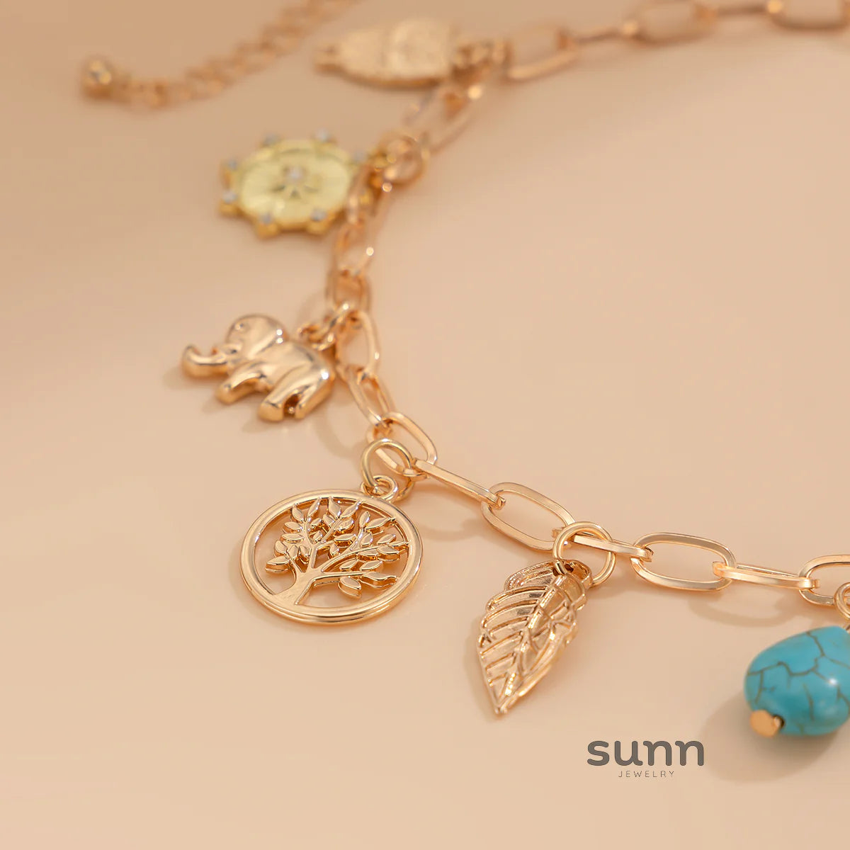 Madigan Charm Pendant Necklace