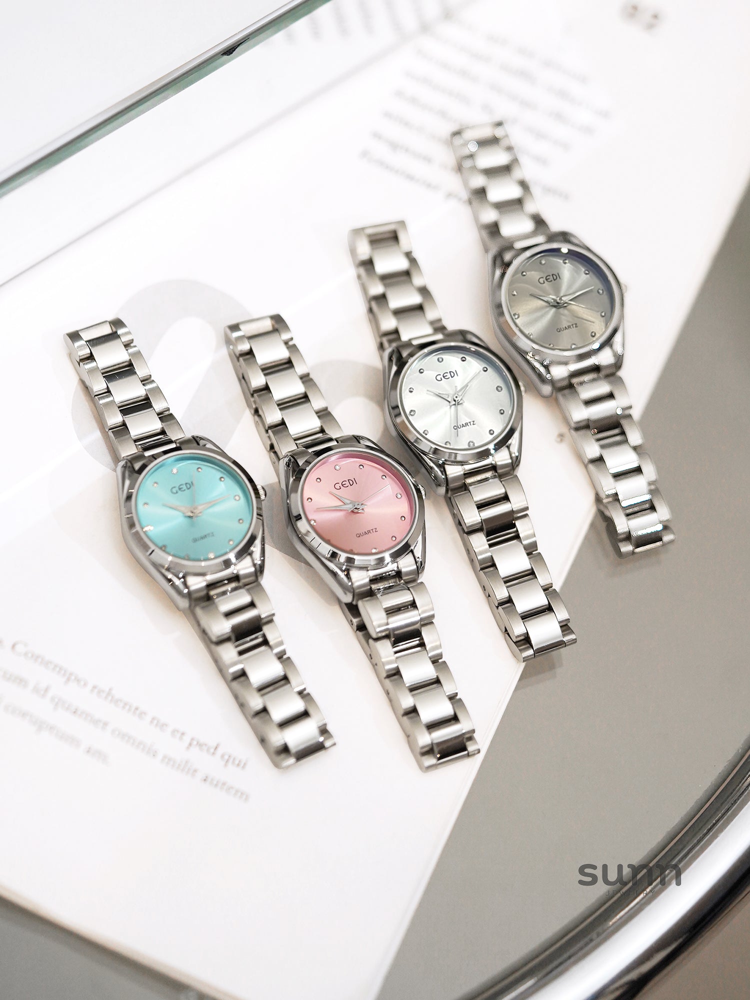 Madigan Elegant Steel Watch [L489PHTY]