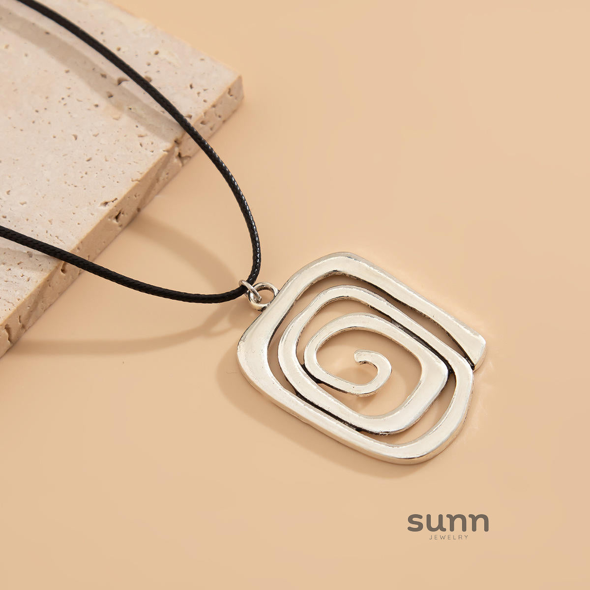 Madigan Sculptural Coil Necklace [24OCG8CD]