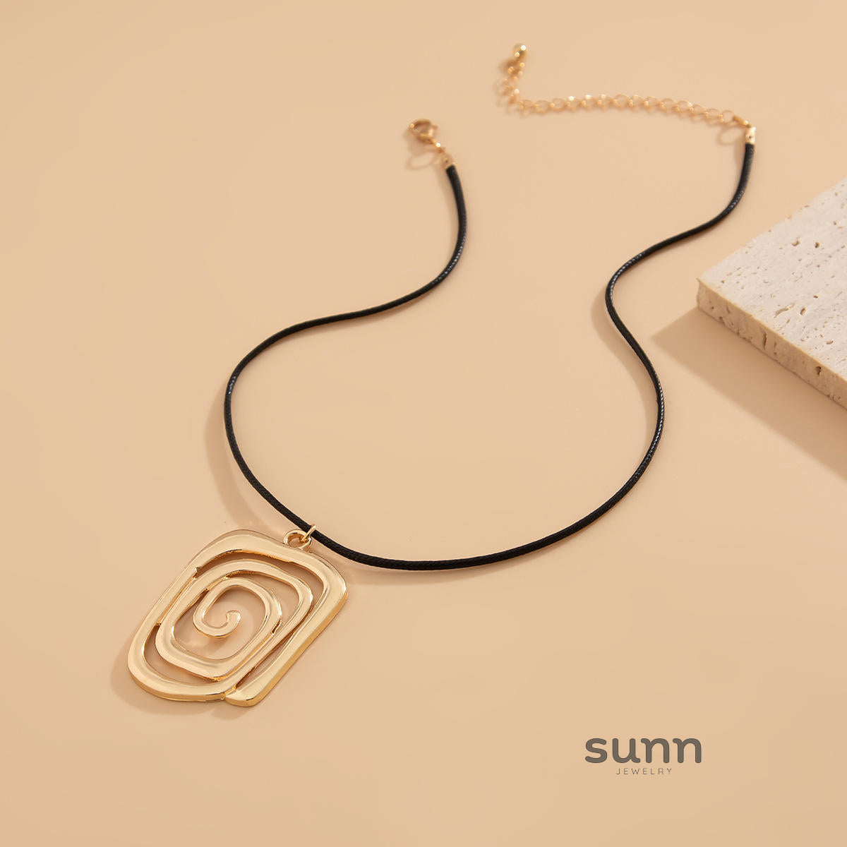 Madigan Sculptural Coil Necklace [MASL0DLZ]