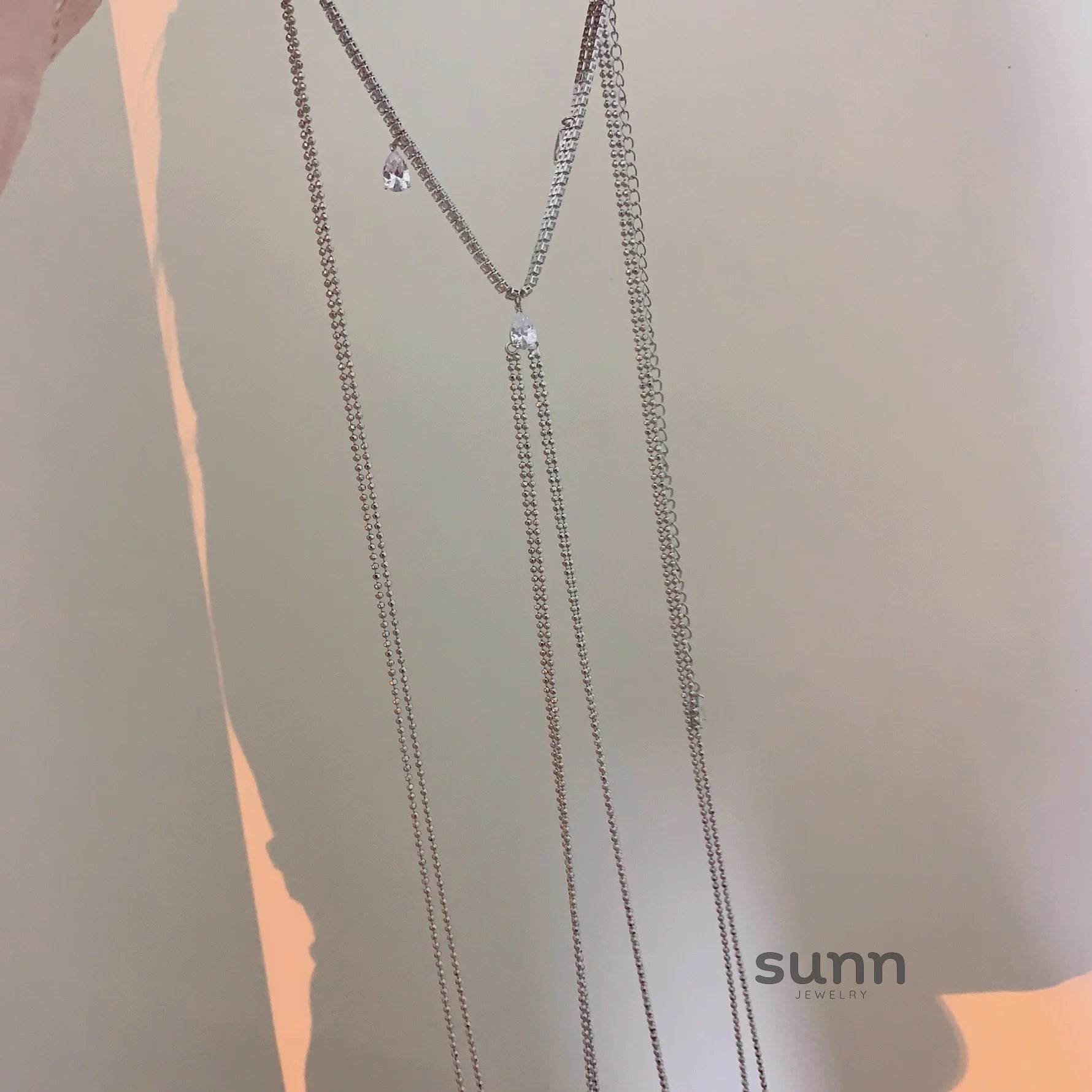 Madilyn Rhinestone Body Chain