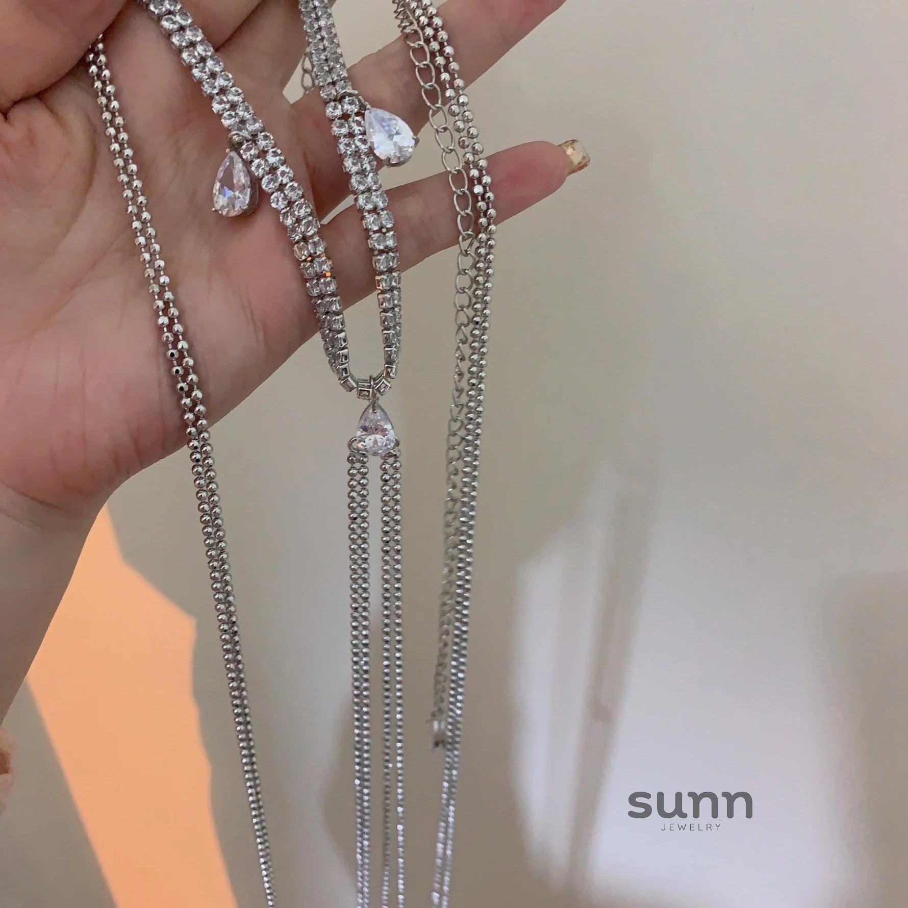 Madilyn Rhinestone Body Chain