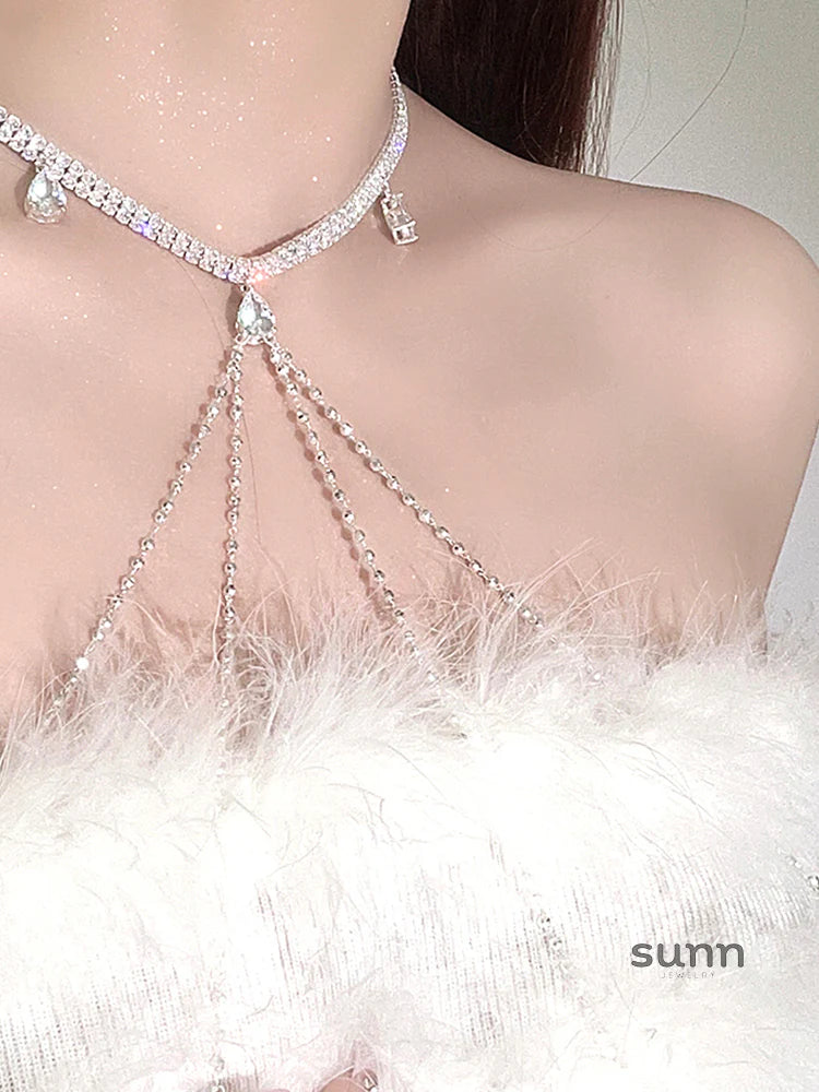 Madilyn Rhinestone Body Chain