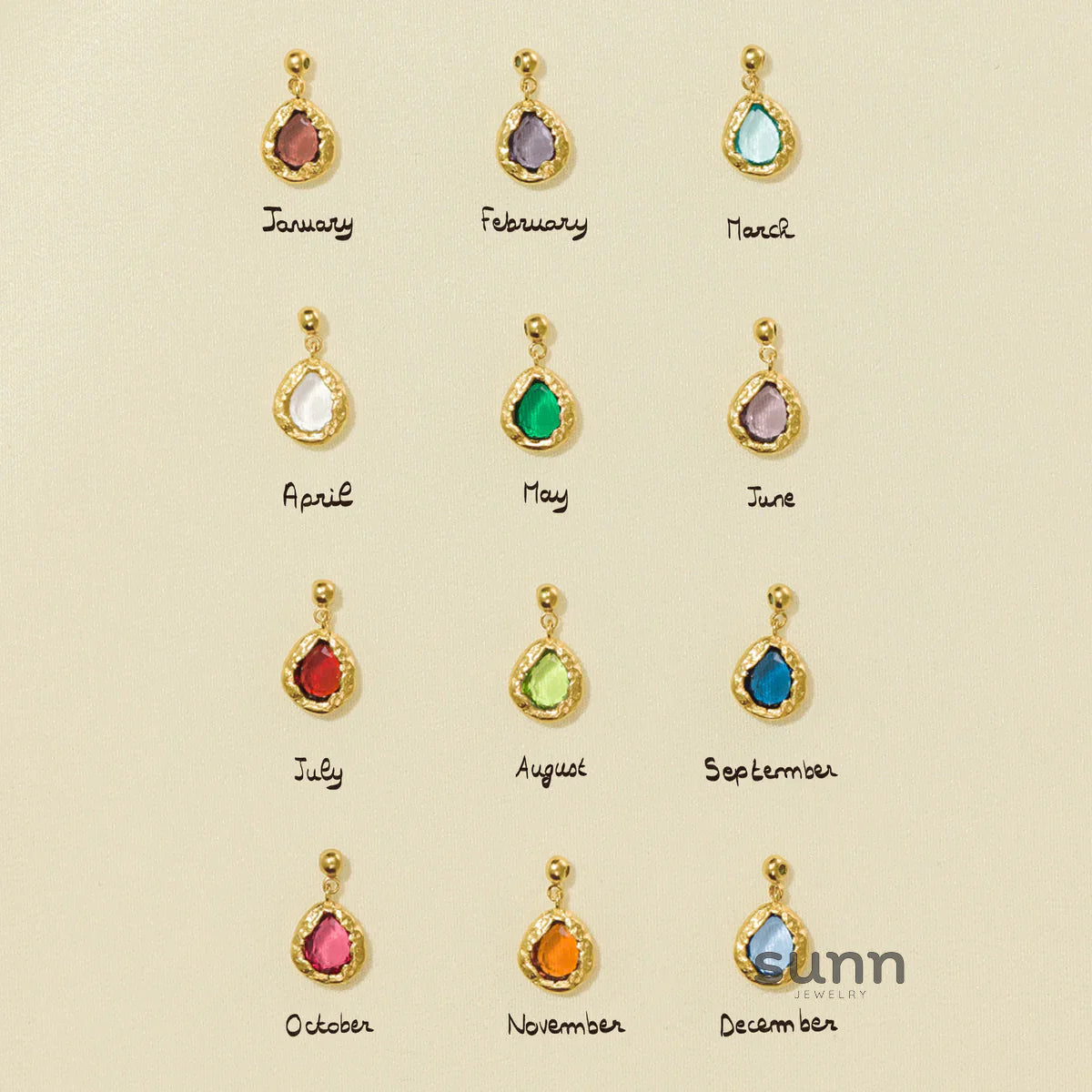 Madysen Birthstone Pendant