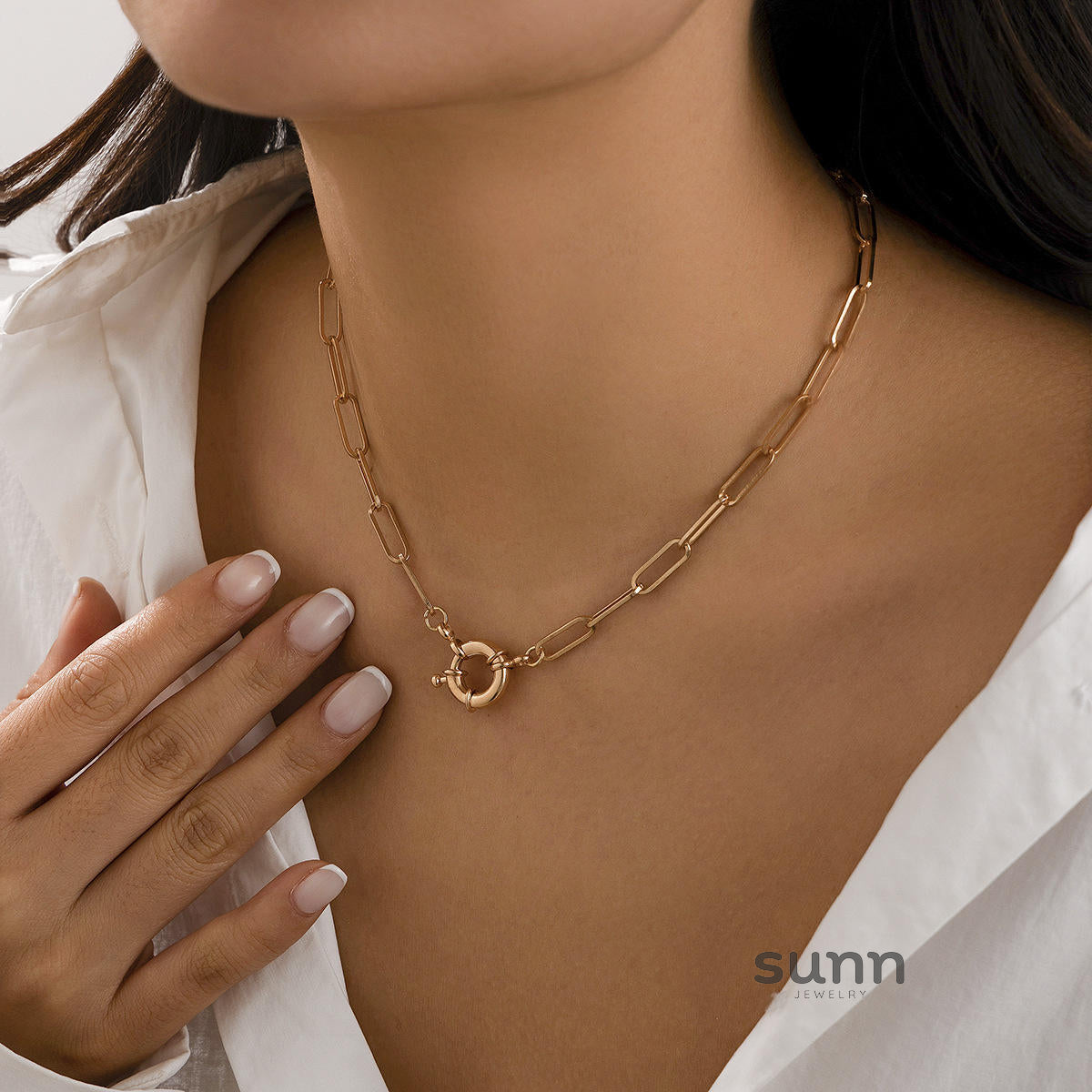 Madyson Geometric Chain Jewelry [LBV1Y6U8]