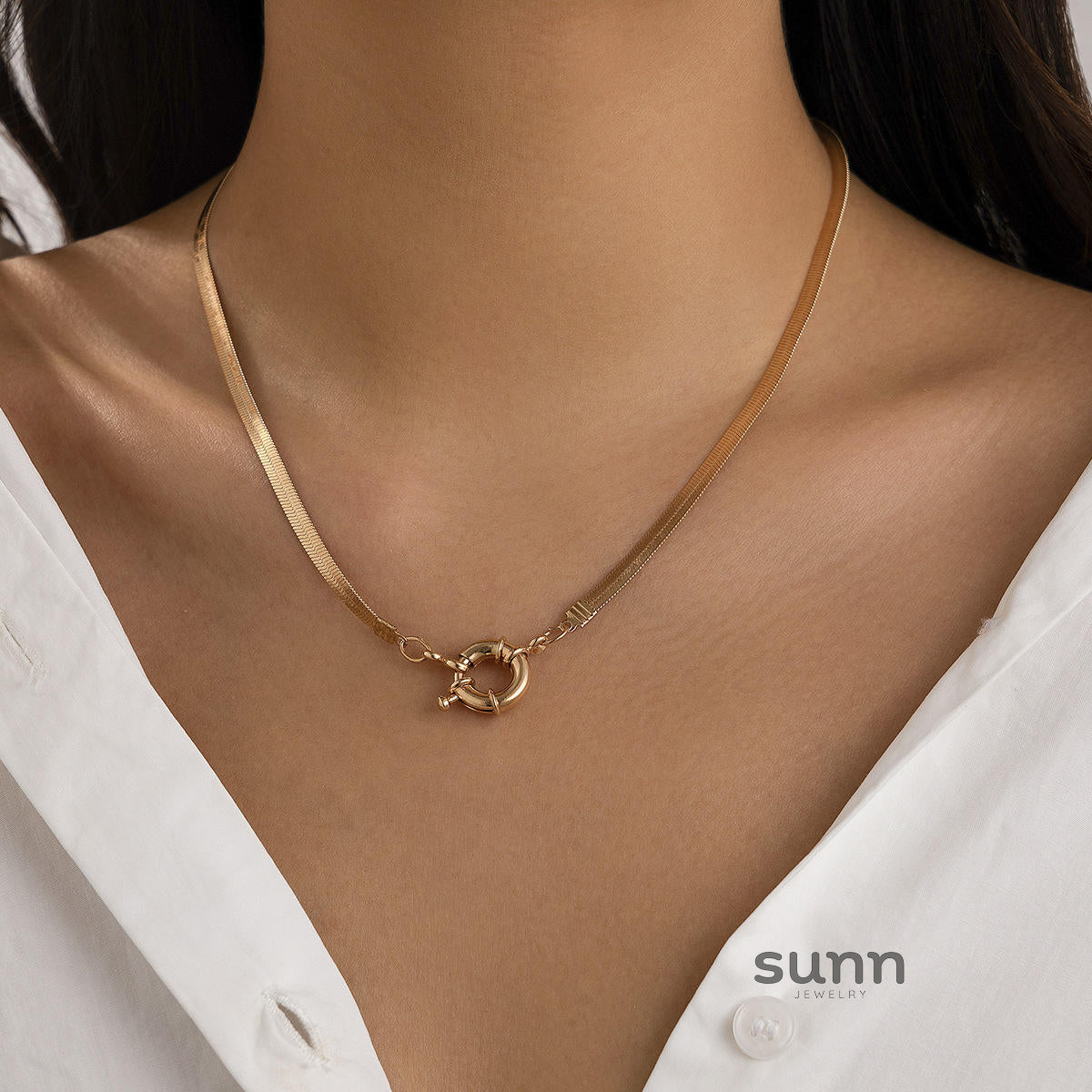 Madyson Geometric Chain Jewelry [W4TRNZ8E]